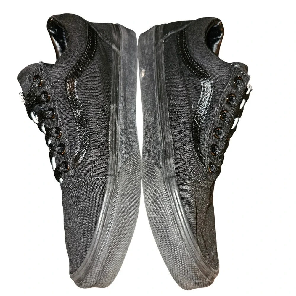 Vans Old‎ Skool Low Top Black Sneakers Unisex Shoes Men's 6 / Women's 7.5 - Picture 3 of 7